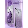 For Oppo F5 F7 Phone case Cute 3D Butterfly Rabbit Cosmetic Mirror Holder Square Soft TPU case. 