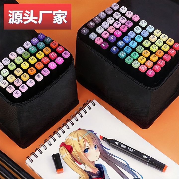 Foreign trade touch children's marker pen 80 colors master double-ended art special painting tools color pen manufacturers direct supply