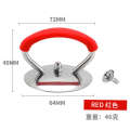 Silicone stainless steel universal glass kitchenware accessory handle, frying pan anti scalding pot lid top bead. 