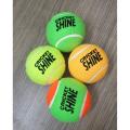 Pack of 12 Shine Tennis Balls For Tape Ball Cricket and Tennis. 