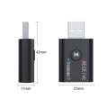 Bluetooth 5.0 2 in 1 Audio Transmitter And Receiver For TV Smartphone PC Home Stereo MP3 Laptop. 