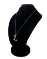 Silver Stainless Steel-Z- Necklace For Women. 