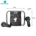 Green Home Earbuds 360 Degree Surround Sound Effect Bluetooth-compatible 5.3 Semi In-ear Stereo Earphones. 