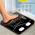 iScale SE Ultra-Thin Digital Body Fat Analyzer with LCD Display - Automatic Power Off, Elegant Glass Design. 