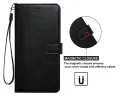Samsung A70 Synthetic Leather Flip Cover Case leather book cover with Wallet. 
