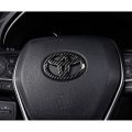Car Sticker Steering Wheel Emblem Logo Badge Decals Car Styling For Toyota Carbon fiber Vios Carola wish. 