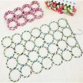 28 Rings Scarf Hanger - Dupatta Organizer Hanger - Stoller Hanging Organizer (1 Piece ) Assorted Colors. 