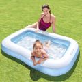 Intex 5.5FT Swimming Pool For Kids Rectangle Portable, Inflatable & Foldable Kids Swimming Pool Baby Bath Tub Water Pool for Kid and Adults Outdoor & Indoor Kids Bathing. 