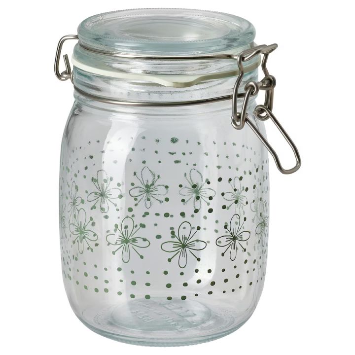 Glass%20Jar%20with%20lid%20(rubber%20seal),%201%20Liter%20%E2%80%93%20IKEA%20KORKEN%20for%20Loose%20Tea%20Sugar%20Rice%20&%20Pickle%20-%20Image%202