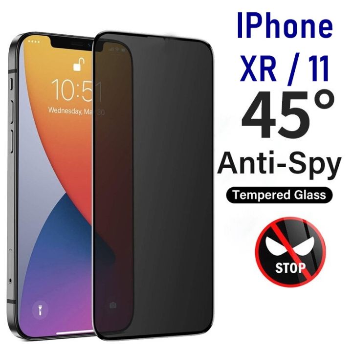 Apple%20IPhone%2011%20/%20XR%20Anti_Spy%20Privacy%20Protector%2045%20Degree%20HD%20Tempered%20Glass%20Privacy%20Protector%20-%20Black%20-%20Image%202