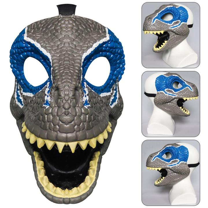 Latex Dinosaur Masks - Halloween Animal Props For Adults
