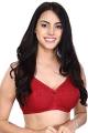 Mahroon Same Embroidery Cotton Bra Braze Comfortable Non Padded Bra For Women, Bras For Ladies Brassiere Smooth & Stretchable Fabric for Women Ladies Girls Undergarments Bra for girls. 