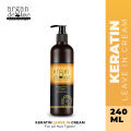 Keratin Leave in Hair Treatment Cream 240ml – Hair Care – Formulated in Canada - Argan Deluxe Professional. 