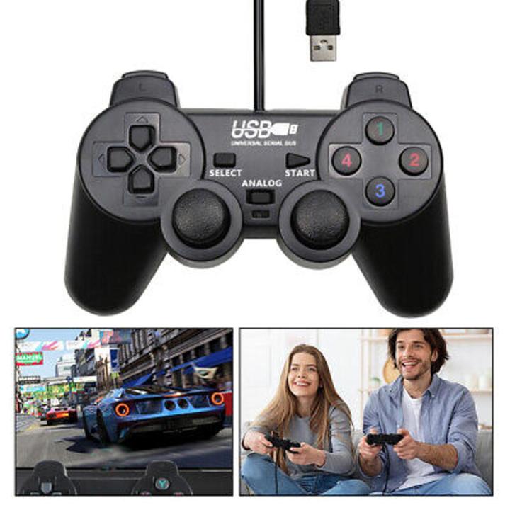 JoyStick Wired USB 2.0 Black Gamepad Joystick Joypad Game Controller For PC Laptop Computer For Win7/8/10 XP