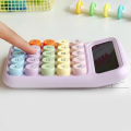 Korean Kawaii Calculator Cartoon Candy Colour Silent Mechanical Keyboard Desktop Financial and Accounting Learning Calculator. 