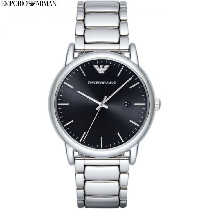 Emporio Armani Luigi Black Dial Mens Watch - AR2499