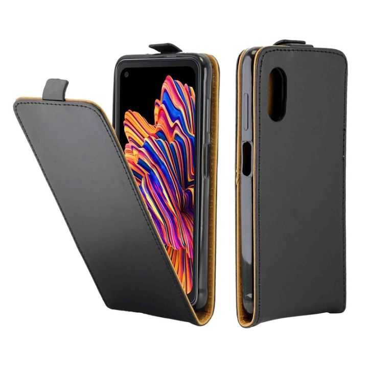 Business Style Vertical Flip TPU Leather Case with Card Slot For Samsung Galaxy Xcover Pro