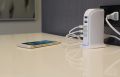 iHome 5-Port USB-C Wall Charger Fast Chargers Foldable Prongs MagSafe Compatible for smart phones. 
