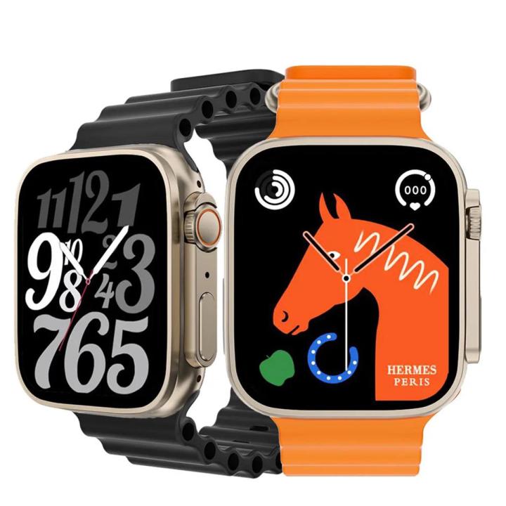 i8 Ultra Smart watch full TFT display series 8 , 49mm with original Design Wallpaper of Series 7 smart watch With Ultra Smooth Display and magnetic charger and provide Heartbeat , Fitness , Bluetooth 5.0 , Blood pressure check