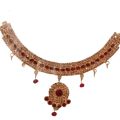 Neckless And Earrings With Chain new Design. 