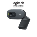 Logitech C270 HD Webcam 720p with Built-in Mic. 
