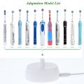 For Braun Oral B Toothbrush Replacement Charger  Supply Inductive Charging Holder Model 3757 USB Cable White. 