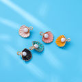 St.kunkka 10pcs/bag Alloy Dripping Pearl Shell Charm Pendant For DIY Bracelets Necklaces Jewelry Accessories Making. 