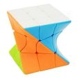 Twisty/Twisted Rubiks Cube 3x3, Sticker less,Speedy Puzzle Cube 3x3, Fast Speed Magic Cube Stickerless 3x3x3, Educational Puzzle Toys. 