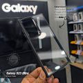 Galaxy S23 Ultra Clear Case with Black Border. 
