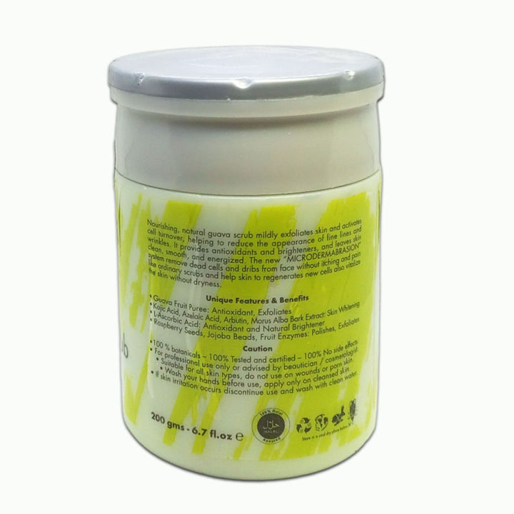 Dermacos%20Guava%20Glow%20Scrub%20(200gm)%20Deep%20Exfoliating%20Cleanser%20for%20Smooth%20&%20Soft%20Skin%20-%20Image%204