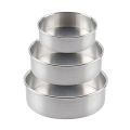 Round Shape Cake Baking Tool Metal لوہا Round Shape Cake Mould Fruit Cake Cream Cake Making Tool Cakepan Pack Of 3. 