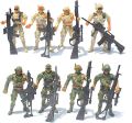 Military Force Action Figure Toys Set - Army Man Soldier War Toy For Kids Boys Girls - Soldiers. 