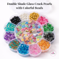 DIY Bracelet Kit Flower Box – Jewellery Making Kit for Girls & Kids with Random Beads, Charms & Strings. 