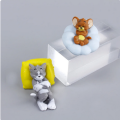 Tom and Jerry Car Ornament Cute Mini Desk Decorations Adorable Figurines Collectible kids gift. 