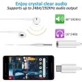 USB C to 3.5MM Audio Adapter - USB Type C to AUX Headphone Jack Adapter for Ipads Iphone 15 Pixel 4 Samsung Galaxy S23 Ultra/S22+/S22 5g/S21 / S21 Ultra / S21+ / S20 FE / S20 Ultra / S20+ / Z Flip / S20 / S10 Lite Note 20 OnePlus 7T and More. 