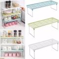 1 Piece Folding Stack up shelf Kitchen Organizer Cabinet Shelves foldable Shelf Stand SpiceJars Rack Cupboard Storage Support 1 Tier Kitchen accessories Pantry Organizer. 