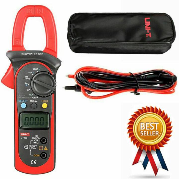 UT203+ digital clamp meter 400-600A auto range True RMS high precision multimeter tester
