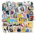 10 Pcs/Pack Singer American Artist Billie Eilish Bad Guy Waterproof Stickers for Laptop Mobile Motorcycle Bike Fridge Skateboard TV PC Guitar. 