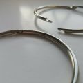 1pc Extra Large Hinged Keyring Split Ring Key Ring Jailers Fob 76mm Diameter. 