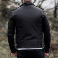 New styly good Leather Jacket 100% Leather Men Winter Jacket, Zipper, Pocket Decoration, Warm Leather Jacket. 