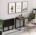 Folding Desk, No-Assembly Small Computer Desk Home Office Desk Foldable Table Study Writing Desk Workstation for Small Space Offices. 