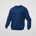 Basic Plain Navy Blue Sweatshirt for Men. 