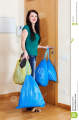 Wipes Force Flex Non Toxic Biodegradable 70 Ltr Trash Bags Extra Large 28 X 37 Inches 10 Bags Roll. 