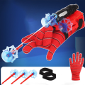Spiderman Web Shooter Toy with Action Figure Kids Plastic Spiderman Launcher Gloves Wrist Toys Set Gift For Kids Spider Web Shooting Game BABA TOYS Gloves with Action Figure Wrist Toy Set, Movie Theme, Plastic & Nylon Material. 