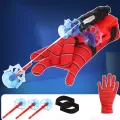 Spiderman Web Shooter Toy with Action Figure Kids Plastic Spiderman Launcher Gloves Wrist Toys Set Gift For Kids Spider Web Shooting Game BABA TOYS Gloves with Action Figure Wrist Toy Set, Movie Theme, Plastic & Nylon Material. 