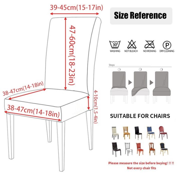 6%20Dining%20Chair%20Cover%20Set%20%20Elastic%20Fitted%20Solid%20Color%20Jersey%20Cover%20%20Comfortable%20Chair%20Cover%20For%20Dining%20Room%20-%20Image%203
