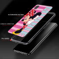 Kingdoor for Redmi Note 7 Back Cover 3D Cartoon Disney (Mickey Minnie) Stitch Soft Silicone TPU Phone Case. 