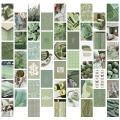 20-Pack Sage Green Aesthetic Wall Collage Kits, 4x6 Inch Photo Cards, Premium Glossy Paper. 
