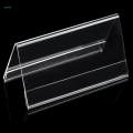 5x Display Rack Price Card Tag Label Transparent Display Holder Rack for Meeting Room. 