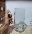 2 Pcs Plain Juice Mugs Transparent Glass 415ml. 